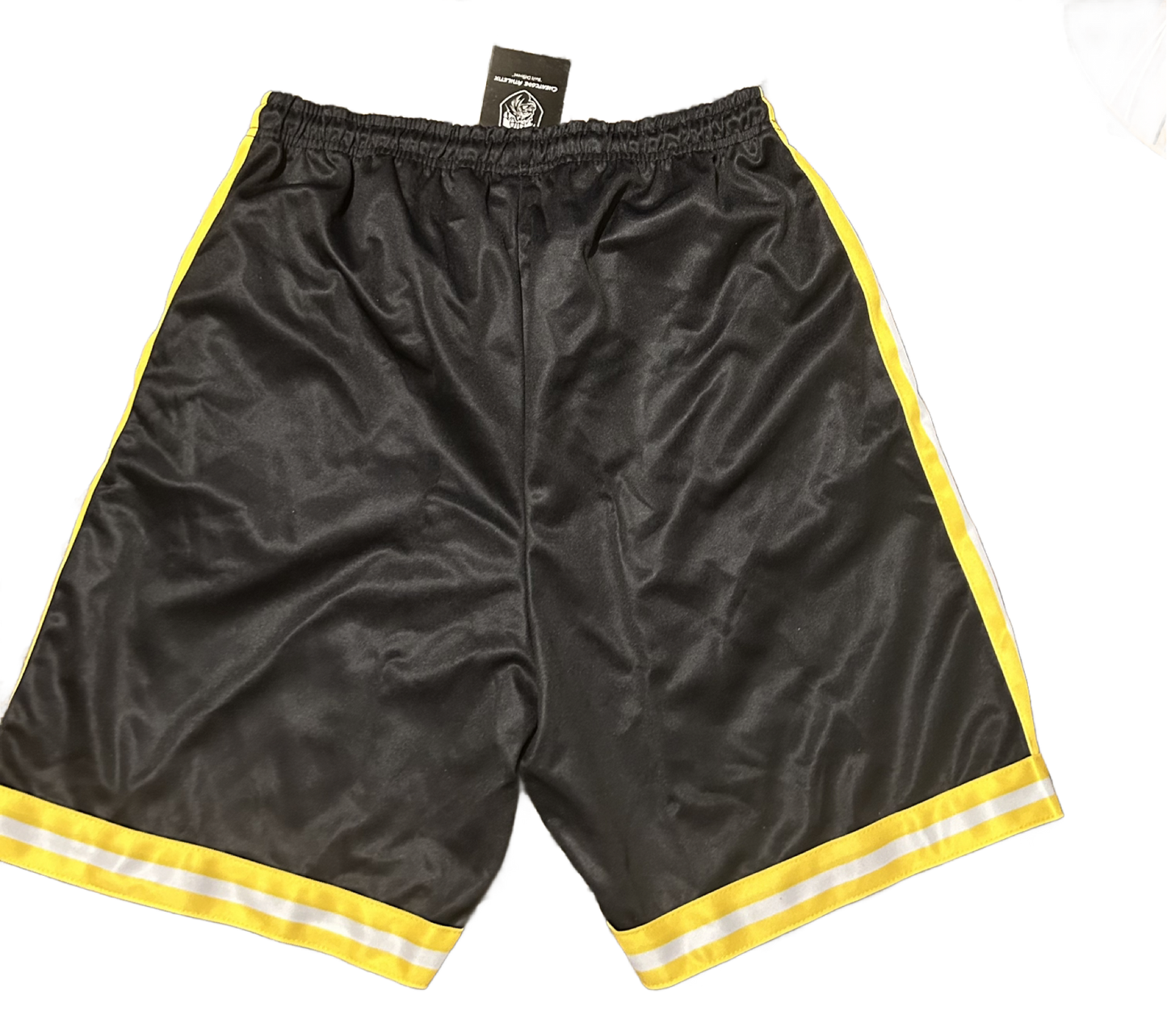 Performance Polyester Shorts for Sports & Everyday Comfort “Yellow Black”