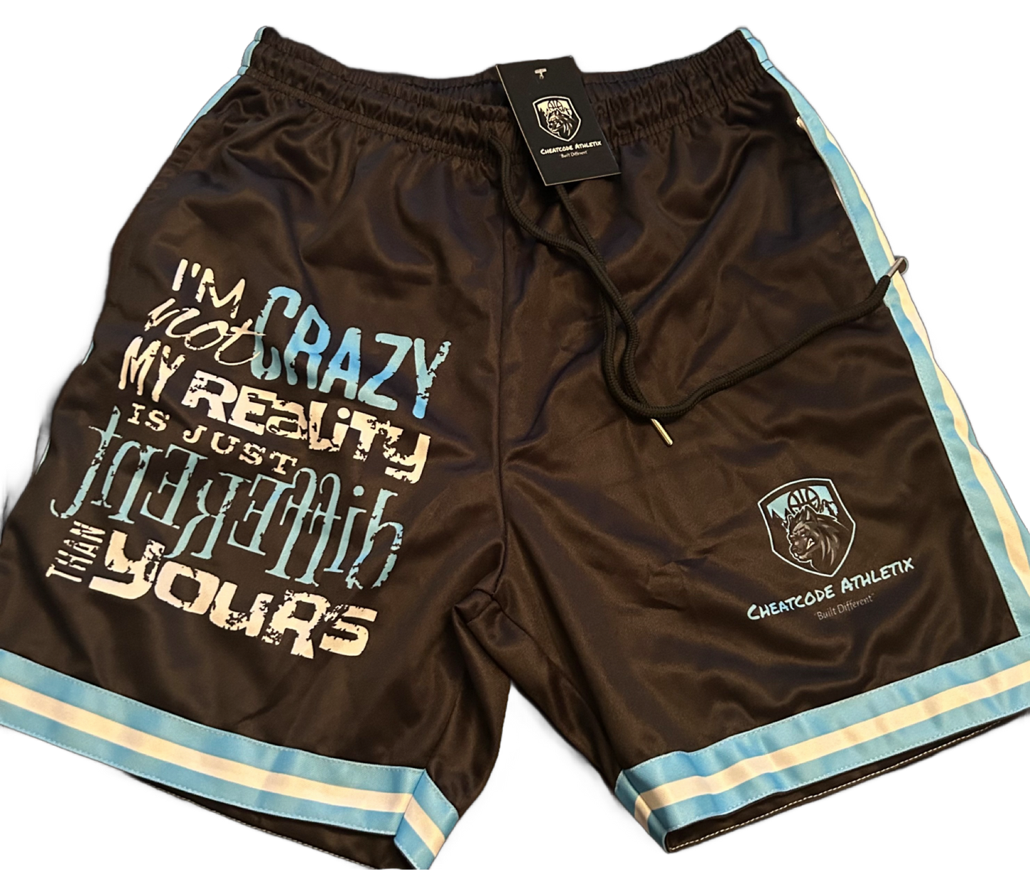 Performance Polyester Shorts for Sports & Everyday Comfort “NC Blue Black”