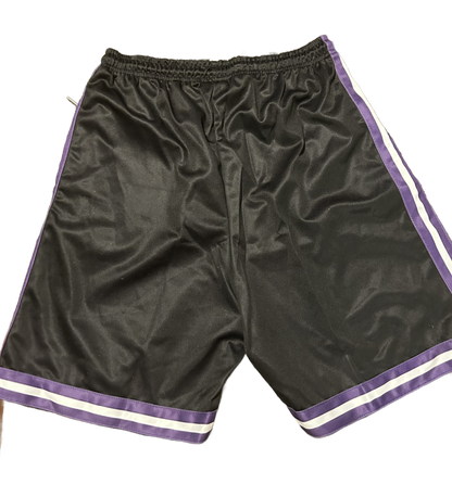 Performance Polyester Shorts for Sports & Everyday Comfort “Purple Black”