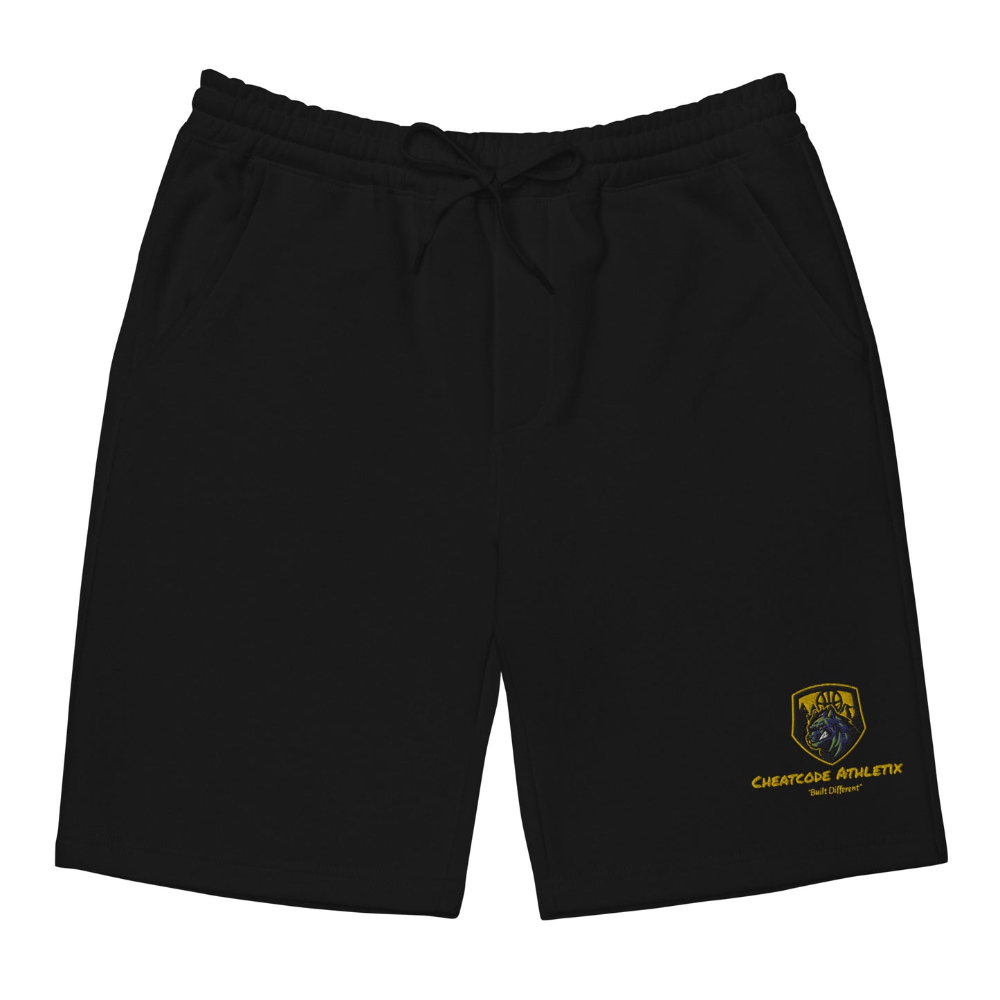 Embroidery Men's fleece shorts