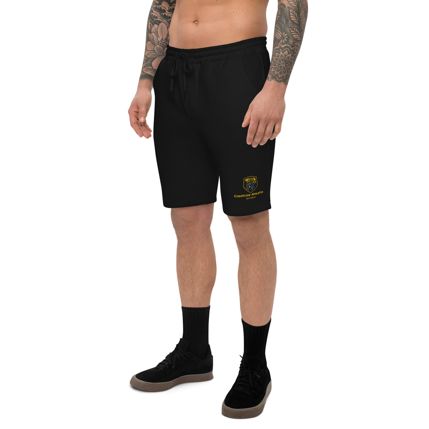 Embroidery Men's fleece shorts